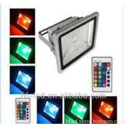 Enviroment-friendly led colorful flood light rgb 20w CE ROHS